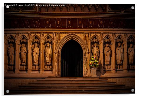  Rochester Cathedral Acrylic by mark sykes