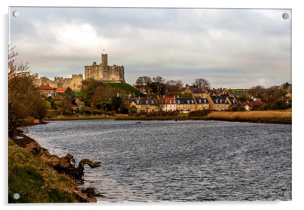 Warkworth and the banks of the Coquet river Acrylic by Naylor's Photography
