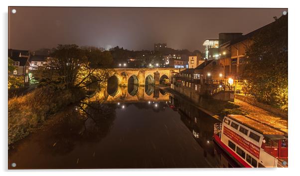 Old Elvet Bridge - Durham  Acrylic by Naylor's Photography