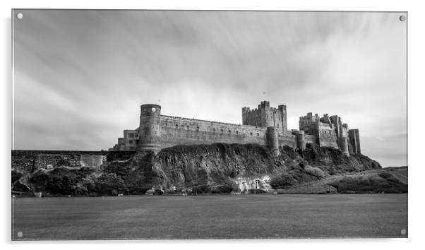 Amazing Bamburgh Castle........... Acrylic by Naylor's Photography