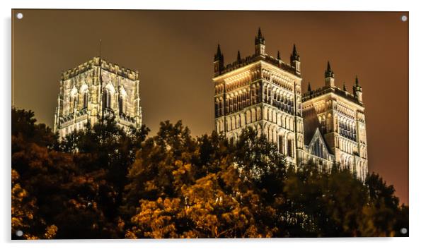 Night at the Cathedral....... Acrylic by Naylor's Photography