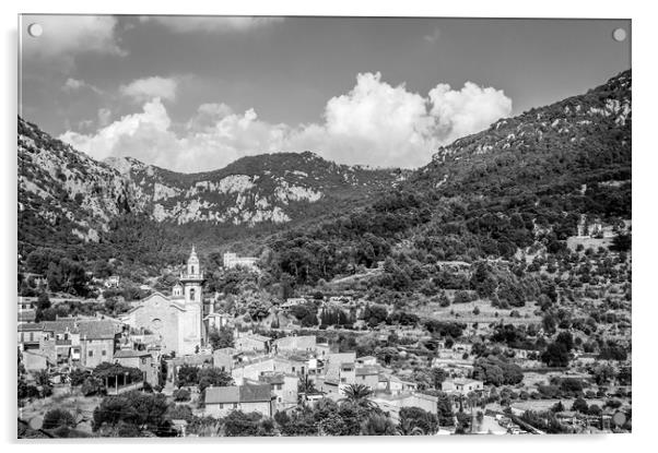 A view over Valldemossa  Acrylic by Naylor's Photography