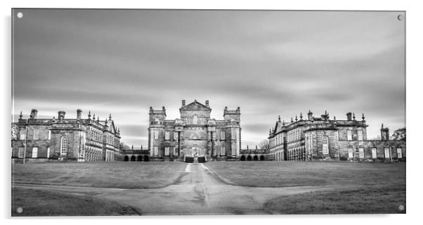 Seaton Delaval Hall in Mono Acrylic by Naylor's Photography