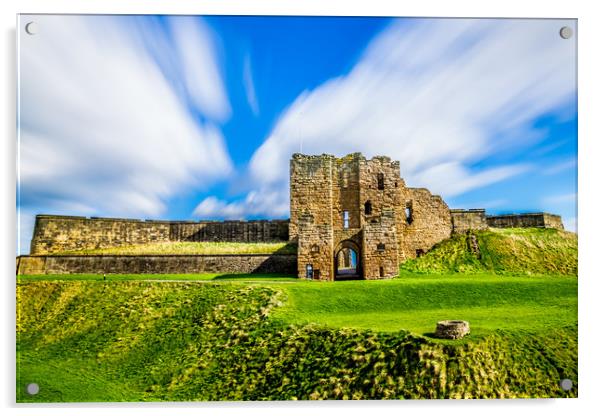 Tynemouth Castle Majestic Ruins Acrylic by Naylor's Photography