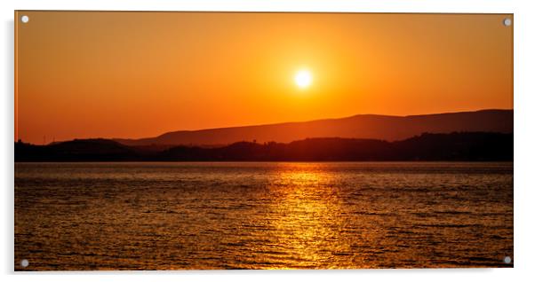 Sunset    Acrylic by Naylor's Photography