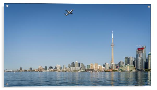 Toronto Lake Ontario View Acrylic by Naylor's Photography