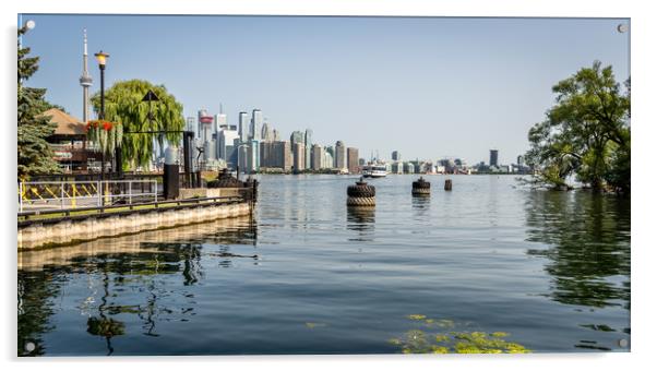 Toronto Islands View  Acrylic by Naylor's Photography