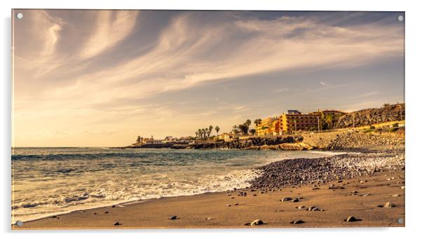 Playa de la Enramada Acrylic by Naylor's Photography