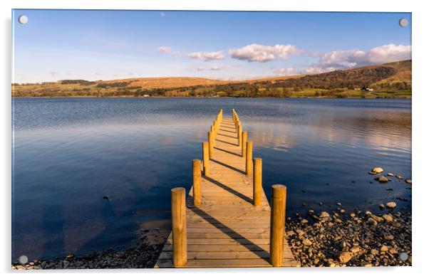 Jetty View at Ullswater - Reuploaded Acrylic by Naylor's Photography