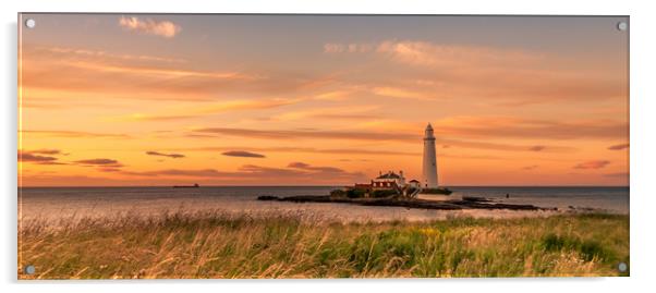 Welcoming the Warmth to our Shores Panorama Acrylic by Naylor's Photography