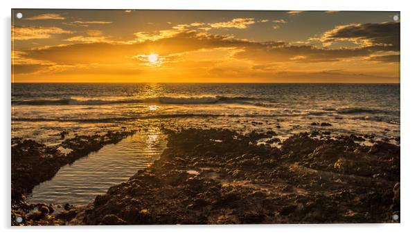 Enjoying the Sunset  Acrylic by Naylor's Photography