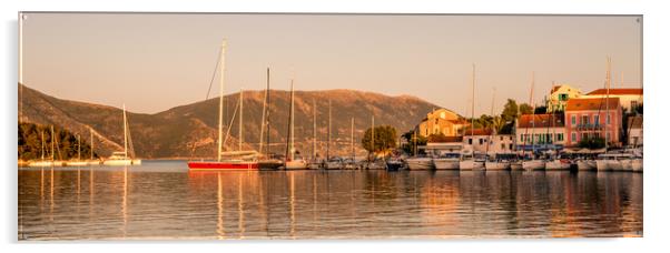 Beautiful Bay of Fiscardo Acrylic by Naylor's Photography