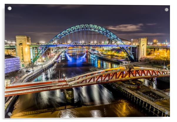 Night at the Toon Acrylic by Naylor's Photography