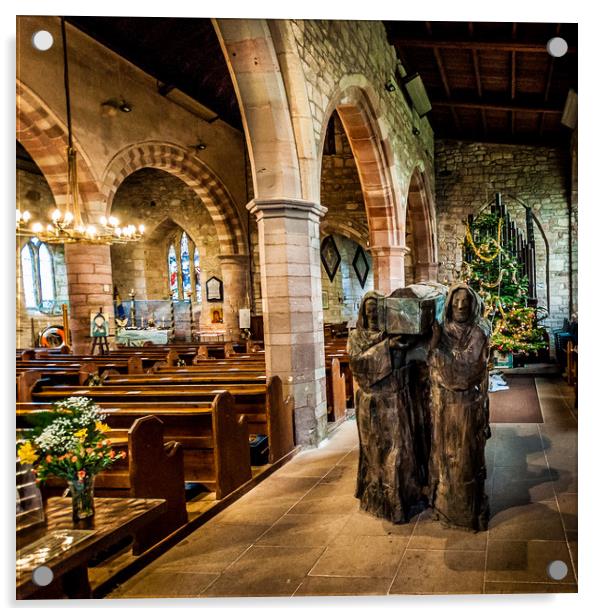 Journey of St Cuthbert Acrylic by Naylor's Photography