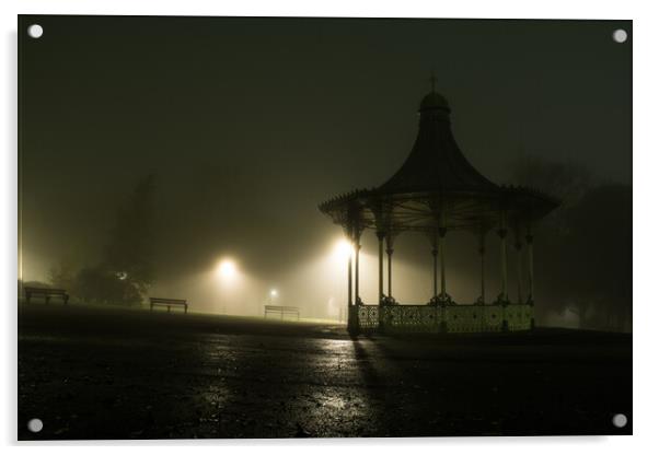Bandstand Acrylic by Les Hopkinson