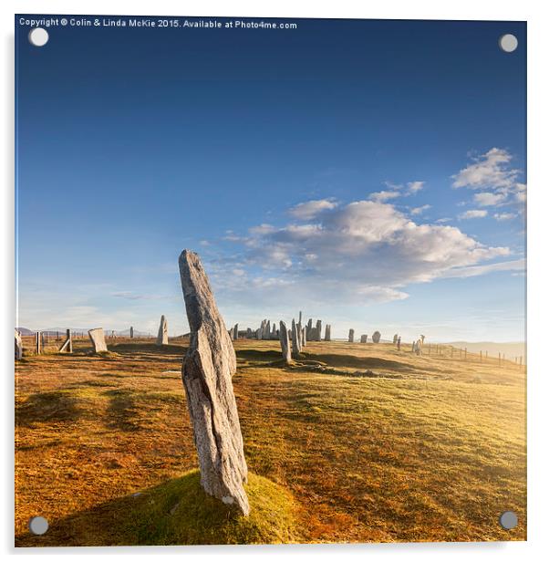 Standing Stones of Callanish Acrylic by Colin & Linda McKie