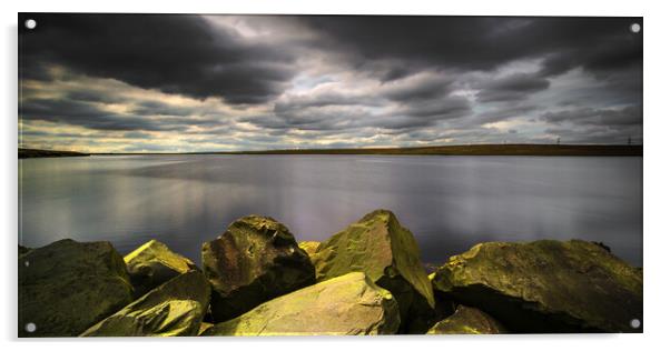 BE0006W - Blackstone Edge Reservoir - Wide Acrylic by Robin Cunningham