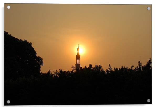 Cairo Sunset Acrylic by Jonathan Reid