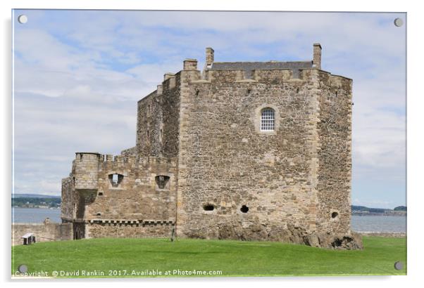 Blackness Castle ( Fort William in Outlander ) Acrylic by Photogold Prints