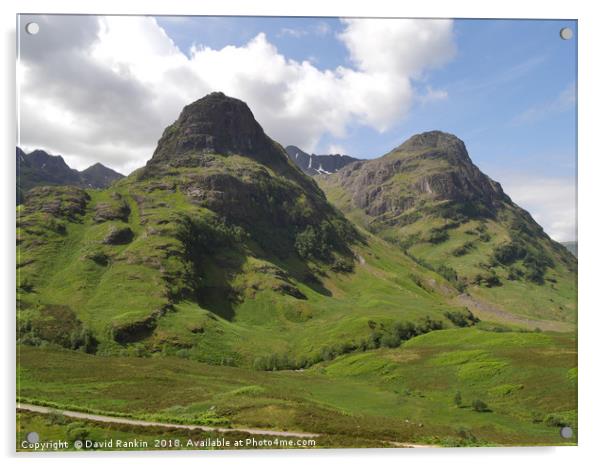  Glencoe , the Highlands , Scotland Acrylic by Photogold Prints