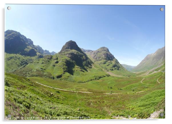 Glencoe , the Highlands , Scotland Acrylic by Photogold Prints