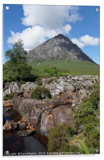 Buachaille Etive Mor, Glen Coe , the Highlands of  Acrylic by Photogold Prints