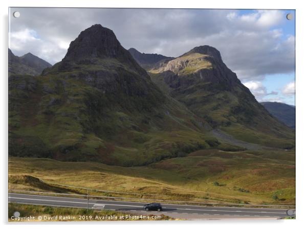the Paps of Glencoe in the Highlands of Scotland Acrylic by Photogold Prints