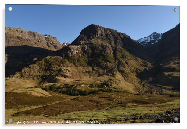 Glencoe , Glen , Coe, the Highlands, Scotland , Acrylic by Photogold Prints
