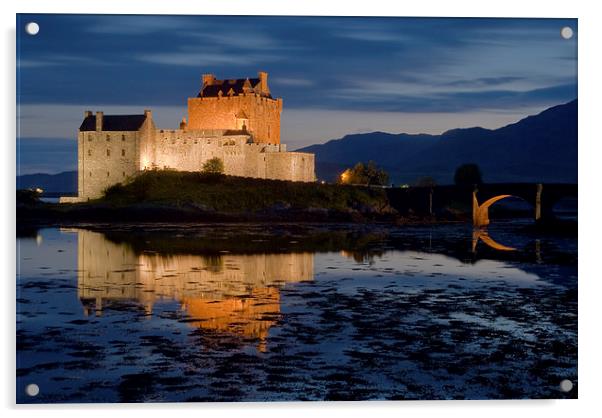 Eilean Donan Castle Acrylic by David Ross