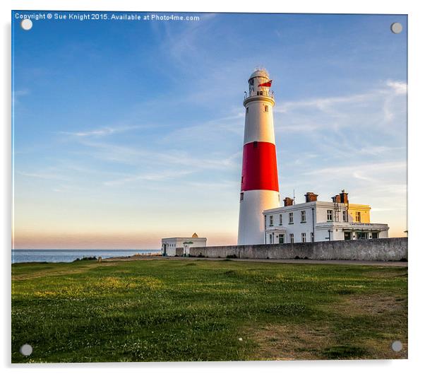  Portland Bill lighthouse,Dorset Acrylic by Sue Knight