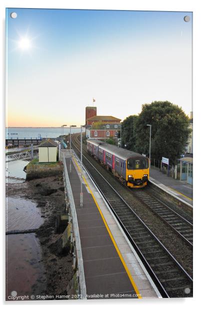 Starcross Station Acrylic by Stephen Hamer