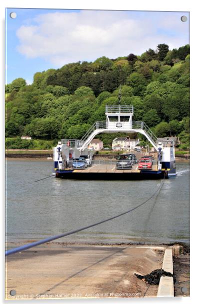 The Higher Dart Ferry Acrylic by Stephen Hamer