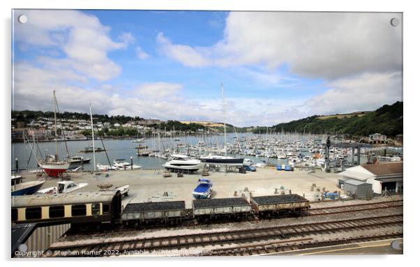 Majestic River Dart Acrylic by Stephen Hamer