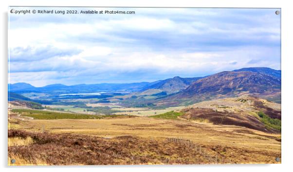The Great Glen from Suidhe Viewpoint  Acrylic by Richard Long