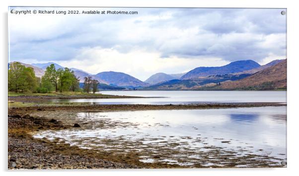 Loch Eil the Scottish Highlands Acrylic by Richard Long