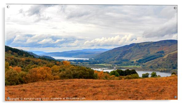 Loch Rannoch Acrylic by Richard Long