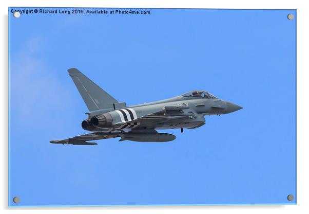  Eurofighter Typhoon Acrylic by Richard Long