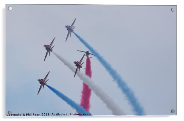 The Red Arrows Acrylic by Phil Reay