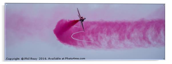 Red Arrows Acrylic by Phil Reay