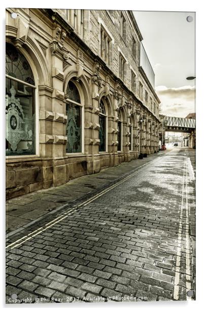 The Central, Gateshead Acrylic by Phil Reay