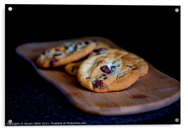 Freshly baked cookies Acrylic by Stuart Giblin