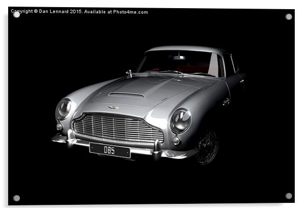 Aston Martin DB5  Acrylic by Dan Lennard