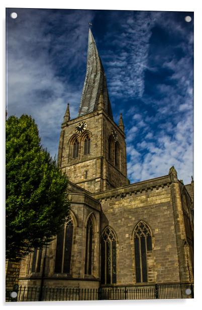 The Crooked Spire Acrylic by Michael South Photography