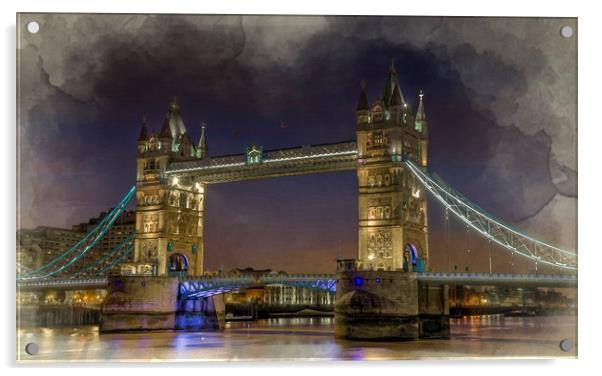 Tower bridge Acrylic by Gary Schulze