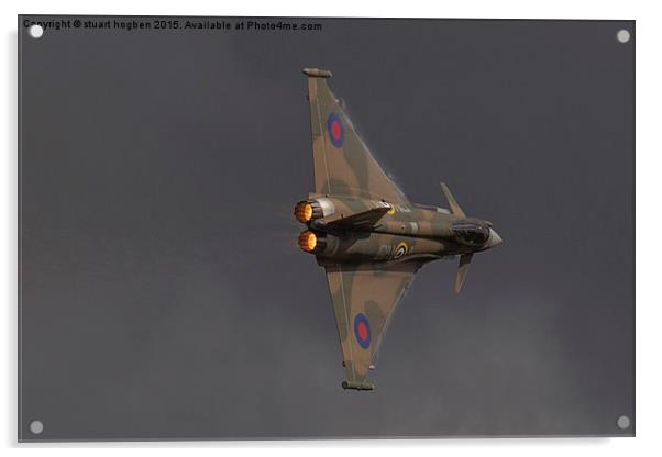  RAF Eurofighter Typhoon Battle of Britain livery Acrylic by stuart hogben