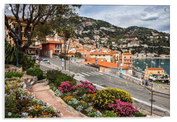 Villefranche Sur Mer in France Acrylic by Artur Bogacki