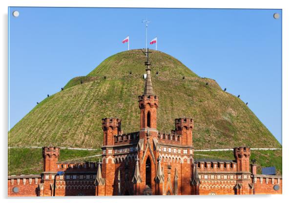 Kosciuszko Mound in Krakow Acrylic by Artur Bogacki