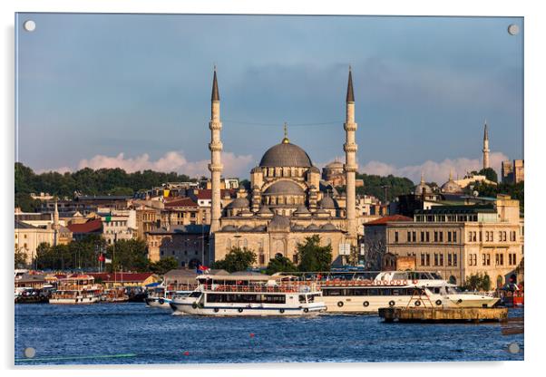 City of Istanbul in Turkey Acrylic by Artur Bogacki