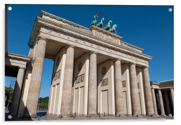 The Brandenburg Gate In Berlin Acrylic by Artur Bogacki