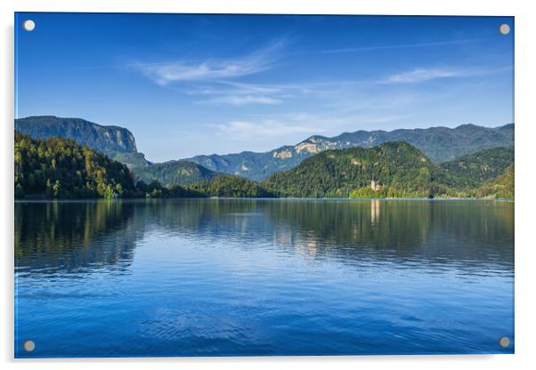 Lake Bled In Slovenia Acrylic by Artur Bogacki